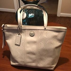 Leather Coach purse